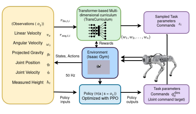 Overview of the TransCurriculum training pipeline